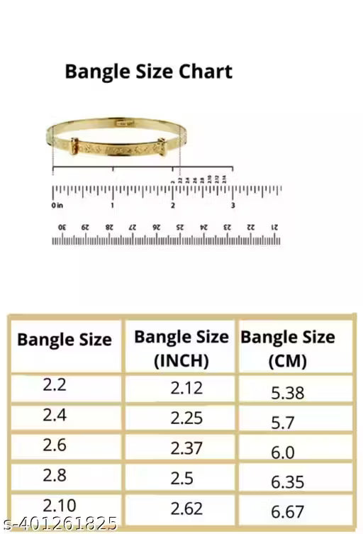 PEARLS WORK 4PCS GOLD PLATED BANGLES SETS