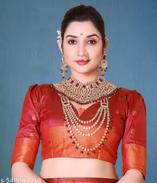 TRENDING PAITHANI RICH PALLU SILK SAREE WITH BLOUSE