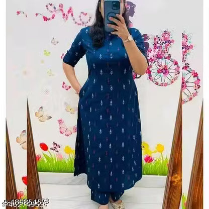 Women Printed Viscose Rayon Ethnic Dress&nbsp;