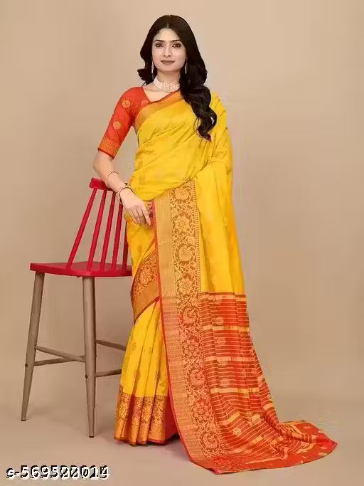 Elegant Banarasi Silk Saree with Blouse