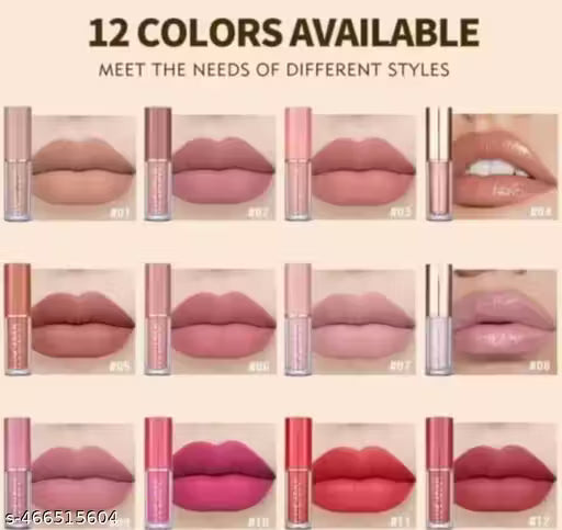 Handiyan Lipstick set of 12 pcs Long Lasting Waterproof