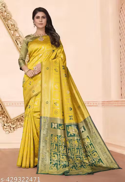 cotton silk jacquard with blouse
