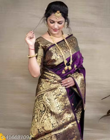 Felicitous Soft Banarasi Silk Saree