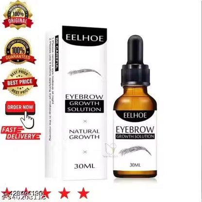 EELHOE 30ml Natural Castor Oil Hair Eyebrow Eyelash Growth Essence Natural Plant Essence 7 Days Fast Growth