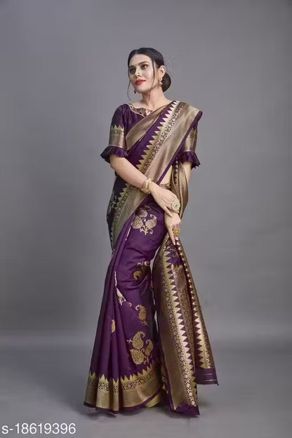Charvi Ensemble Designer Saree with Blouse for Women