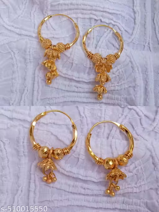 Grishma 1 gram gold bali