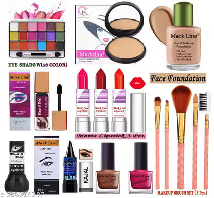 Beautiful Bridal Makeup Kit of 16 Makeup Items M Kit A8 NP3 7