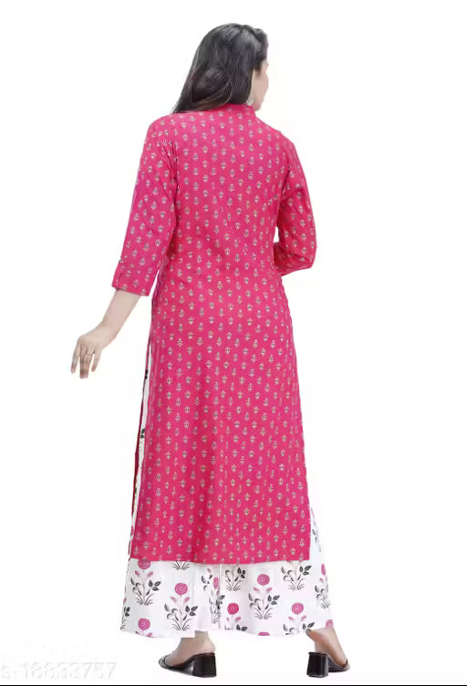 Trendy Petite Women Kurta Sets-Pink