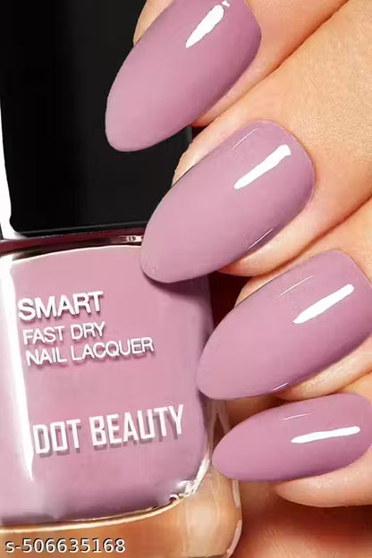 Dot Beauty Quick Dry Long Lasting Nail Polish Pack of 4 Multicolor Combo