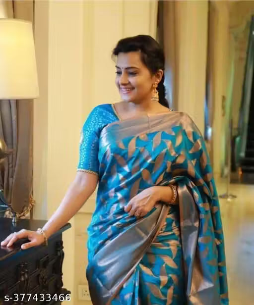 Firogi Butterfly Kanjeevaram Silk Saree with Blouse