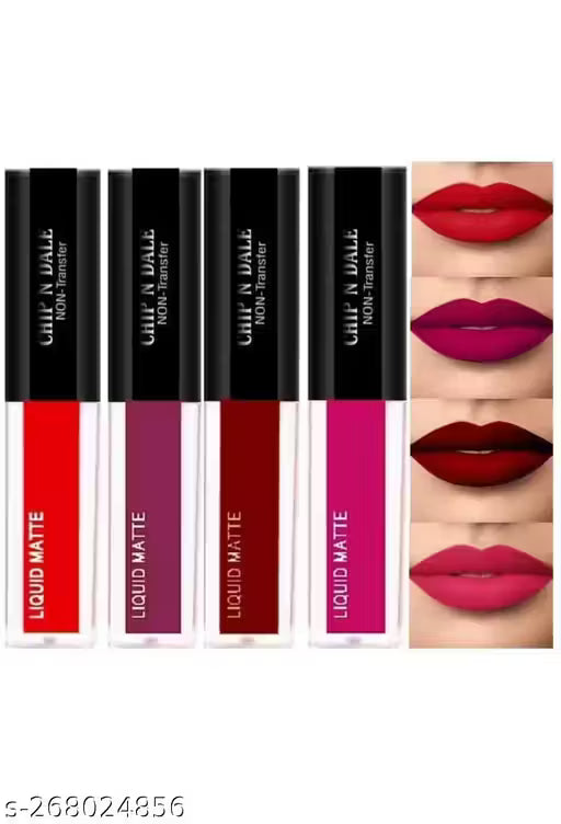 Red Edition Mini Matte waterproof lipsticks & Smudge Proof combo