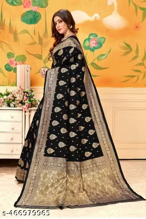 Wonderful Designer Banarasi Silk Zari Woven Saree For Woman