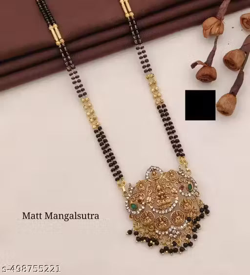 Pendent with two line fancy 24 Inch mangalsutra for Women's & Girls
