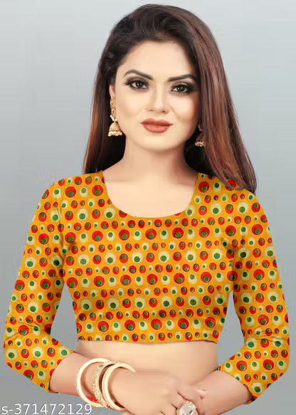 Bollywood Style Floral Printed Saree For Women with Unstitch Blouse Piece