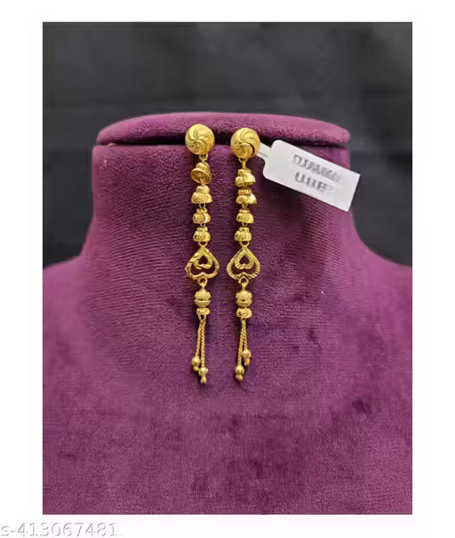 1 gram gold earring sui dhaga