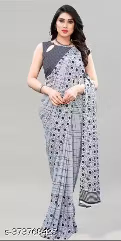 Kanooda Prints Fancy Georgette Printed Saree