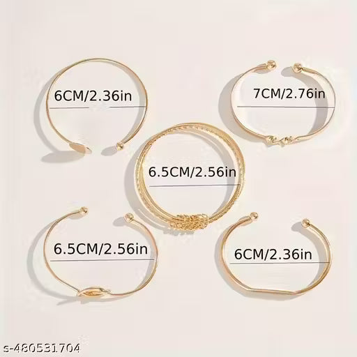 Birthday Gift For Sister Design Bracelet For Women Twisted Gold-Plated Light Luxury Opening Bangle