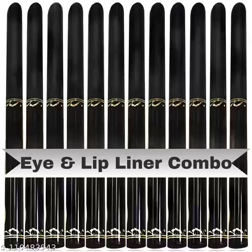 Zqugi The Premiers Waterproof Black Eye & Lip Liner Long-lasting 12 g