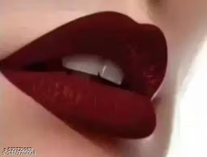 Lipstick Waterproof Matte Me Red/Mahroon