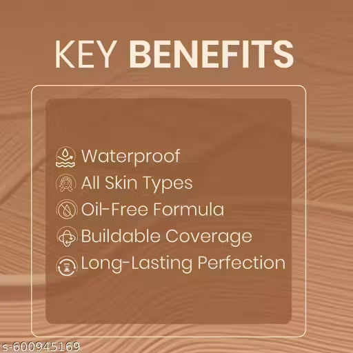 Matte Liquid Makeup Foundation with Pump For All Skin Types, Skin Light Foundation (30gm, Pack of 1) SPF 15