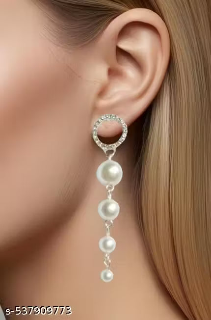 Combo of Stone and pearl Earrings for Women