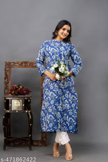 Cotton printed kurtis for women