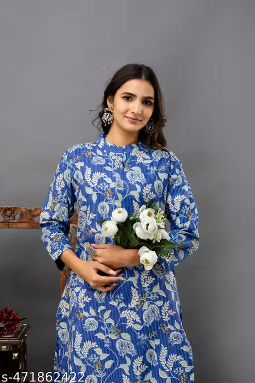 Cotton printed kurtis for women