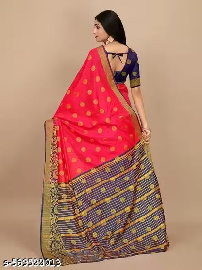 Beautiful Banarasi Silk Saree with Blouse