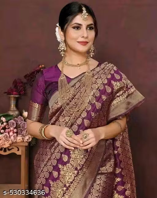 Elegant Banarasi Silk Saree for Women