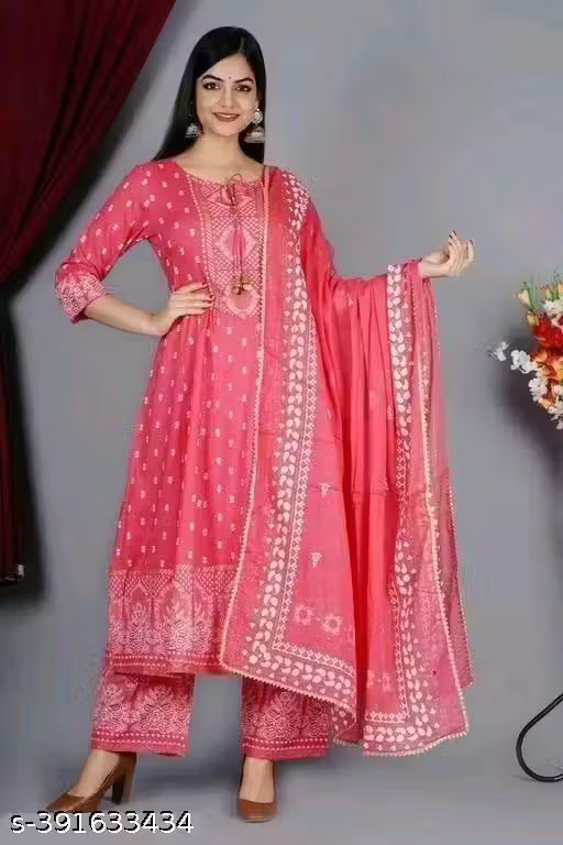 Classic kurti with pant and dupatta