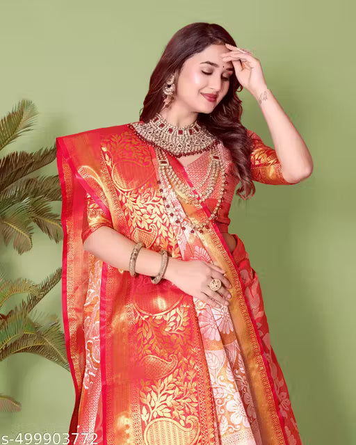 Festive Banarasi Kanjivaram Art Silk Saree for Women