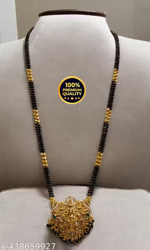 Pendent with two line fancy 24 Inch mangalsutra for Women's & Girls