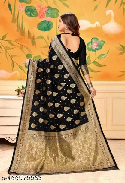 Wonderful Designer Banarasi Silk Zari Woven Saree For Woman