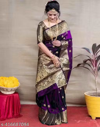 Felicitous Soft Banarasi Silk Saree