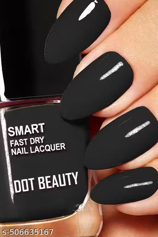 Dot Beauty Quick Dry Long Lasting Nail Polish Pack of 4 Multicolor Combo