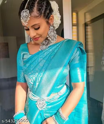 Traditional Banarasi Art Silk Saree with Blouse