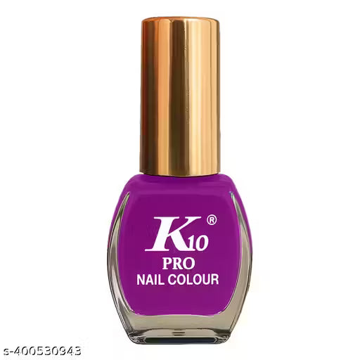 Nail Paint, Purple, Dark Red, Blue (Pack of 3)