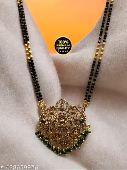 Pendent with two line fancy 24 Inch mangalsutra for Women's & Girls