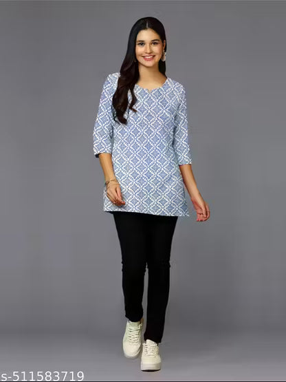 Women's Printed short Kurti combo For Women