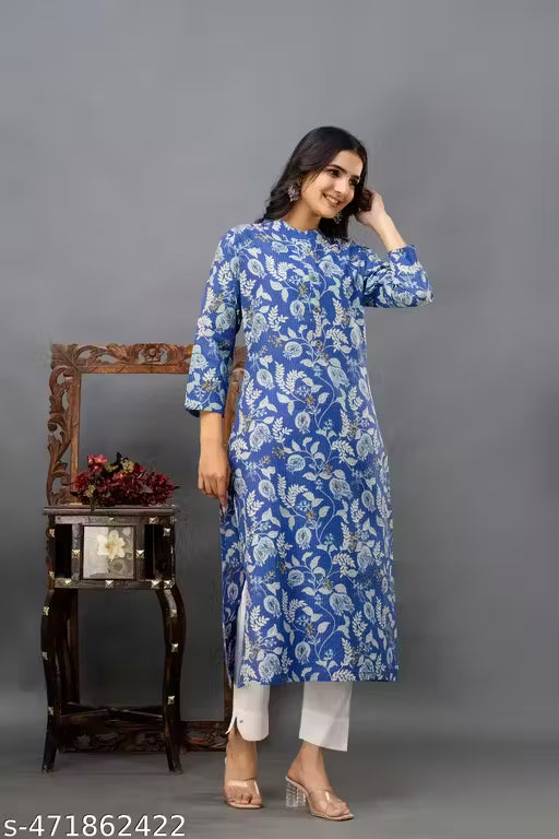Cotton printed kurtis for women