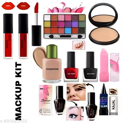 Makeup kit and combo Liquid Special Makeup Kit of 16 Makeup Items