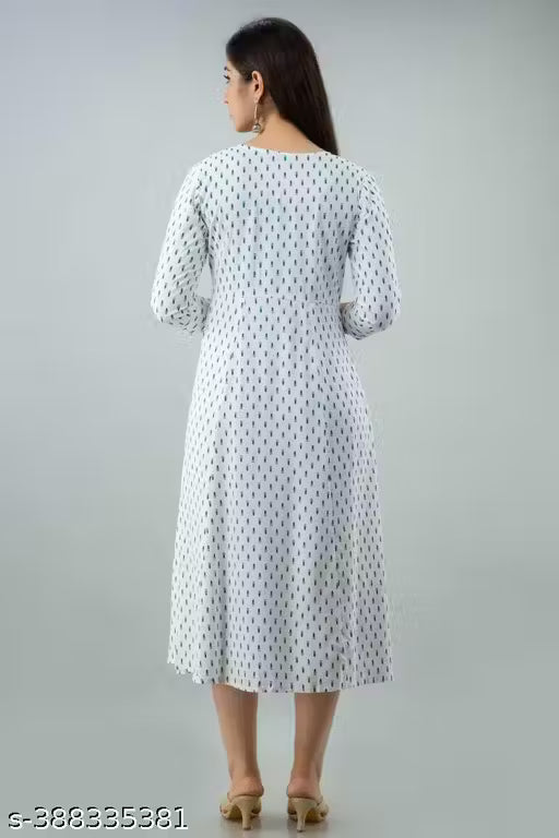 New Trendy Printed And Embroidery Kurti