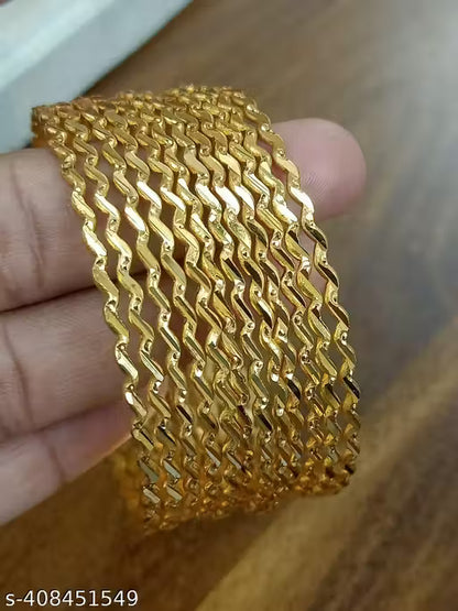 Jewwel Gold Bangle Set