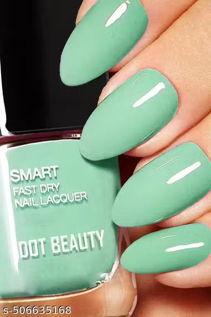 Dot Beauty Quick Dry Long Lasting Nail Polish Pack of 4 Multicolor Combo