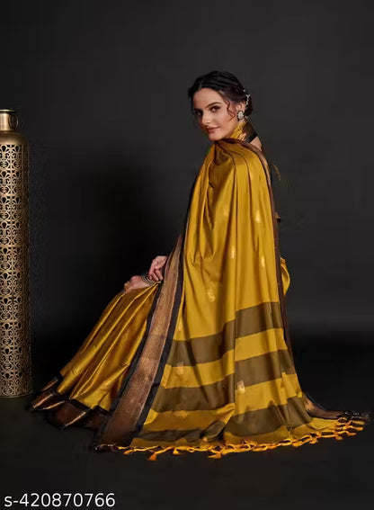 Traditional Design Paithani Sico Silk Saree with running blouse piece
