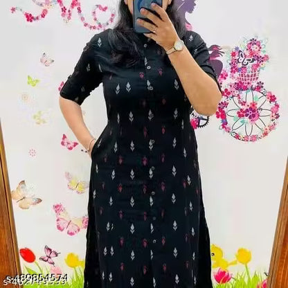 Women Printed Viscose Rayon Ethnic Dress