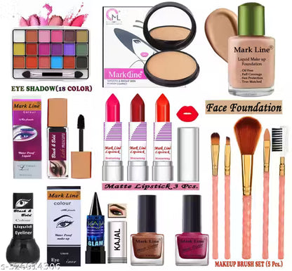 Beautiful Bridal Makeup Kit of 16 Makeup Items M Kit A8 NP3 4