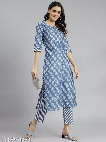 Cotton Kurta Pant set