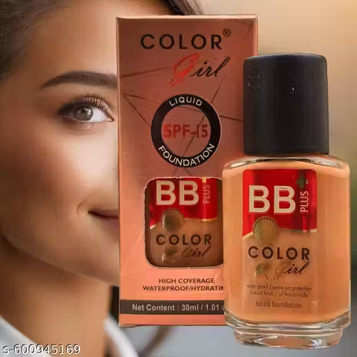 Matte Liquid Makeup Foundation with Pump For All Skin Types, Skin Light Foundation (30gm, Pack of 1) SPF 15