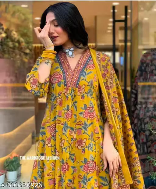 Women's Cotton Kurta Set